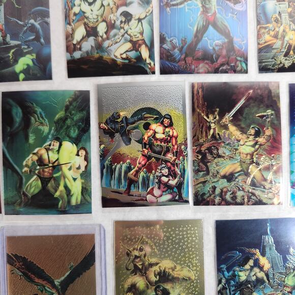 Conan II TCG All Chromium Lot Of 14 With 1 Promo Card 1993-1994 NM - Picture 9 of 11